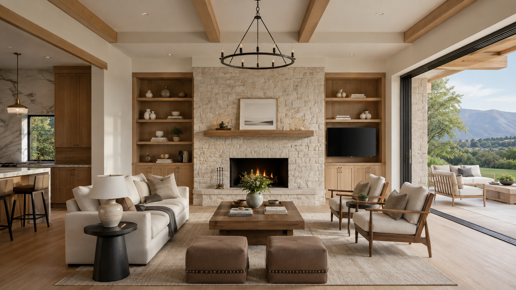 Luxury residential design concept image for staging
